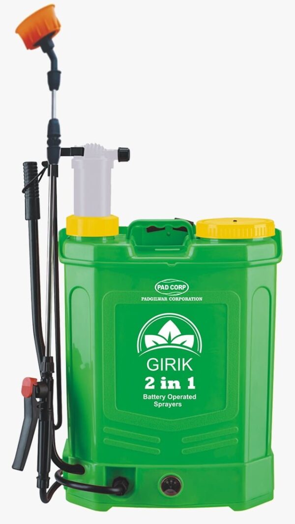 Pad Corp Girik 2 In 1 Battery And Manual Sprayer 12 Volt 12 Amp - 16 Liter