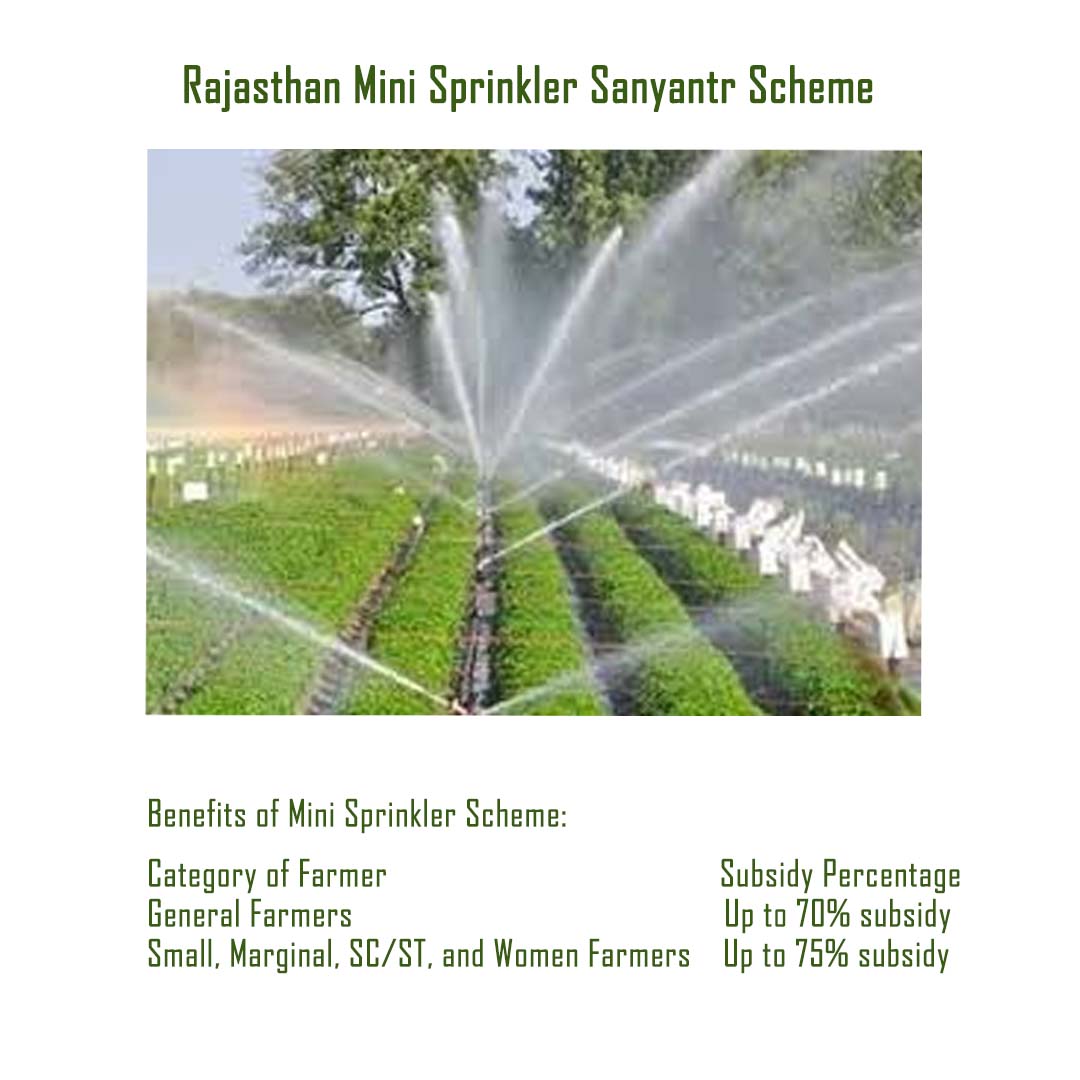 Rajasthan Mini Sprinkler Sanyantr Scheme