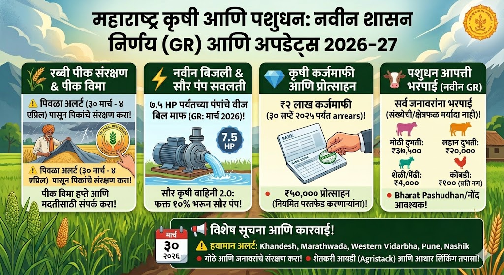 पशुधन आणि आपत्ती भरपाई