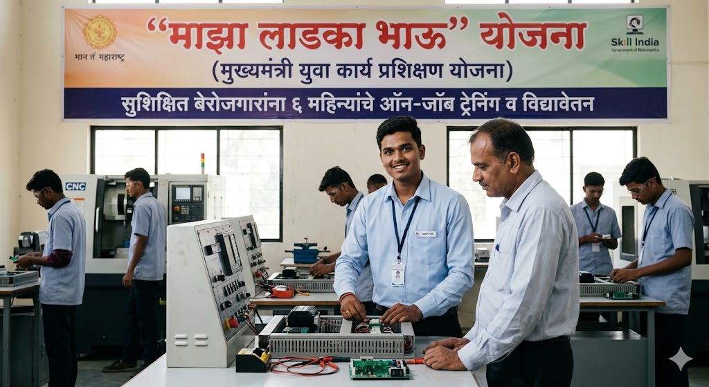 Maza Ladka Bhau Yojana माझा लाडका भाऊ' योजना