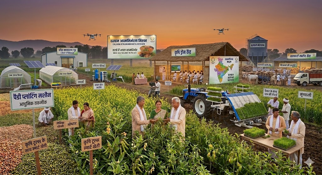 Paddy Planting Machine With Tractor पैडी प्लांटिंग मशीन ट्रैक्टर