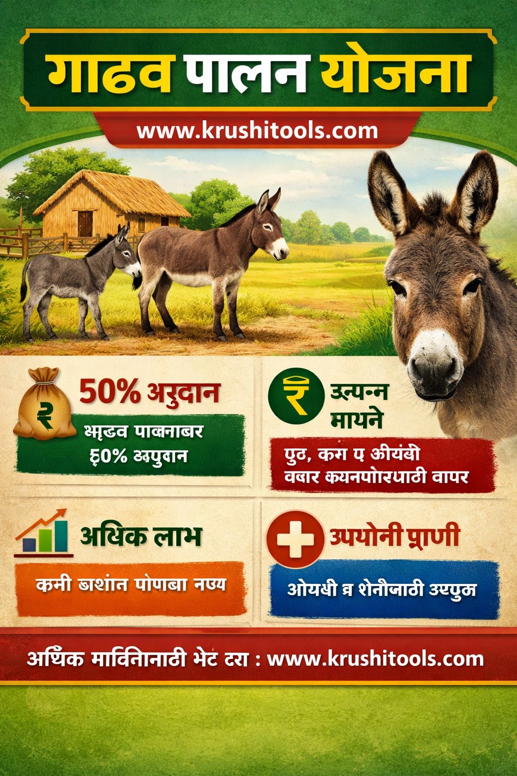 गाढव पालन योजना (Donkey Farming Scheme)