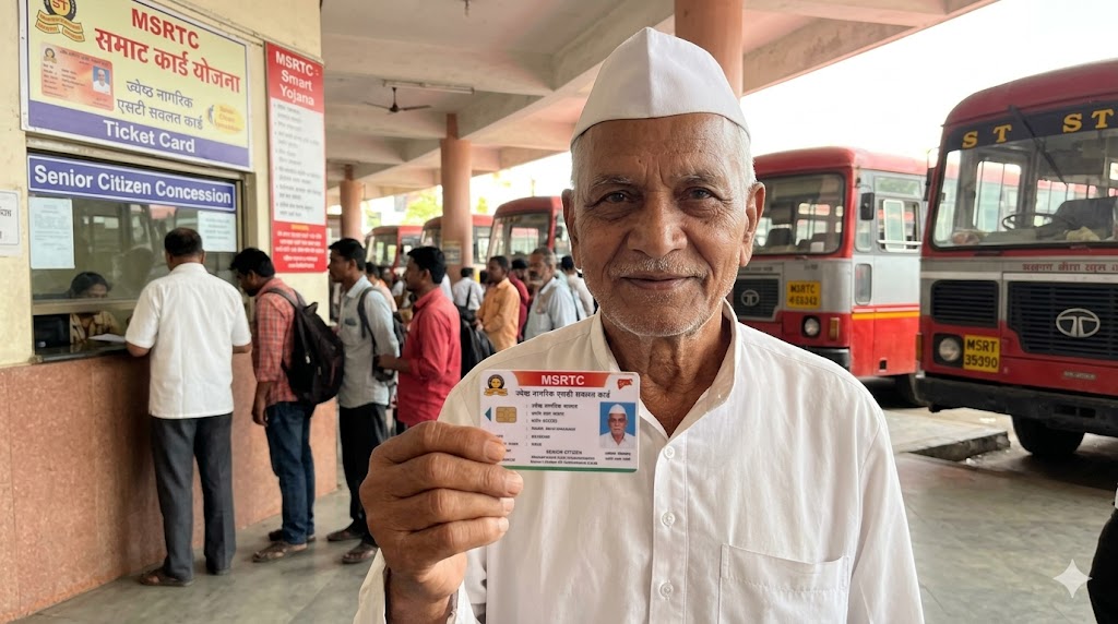 ज्येष्ठ नागरिक एसटी सवलत कार्ड (Senior Citizen ST Concession Card)