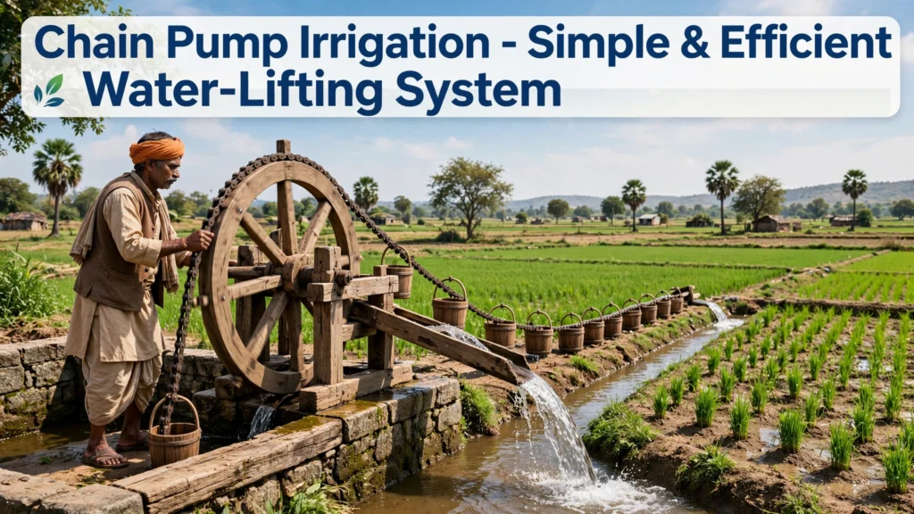 Chain Pump Irrigation A Simple and Efficient Water-Lifting System