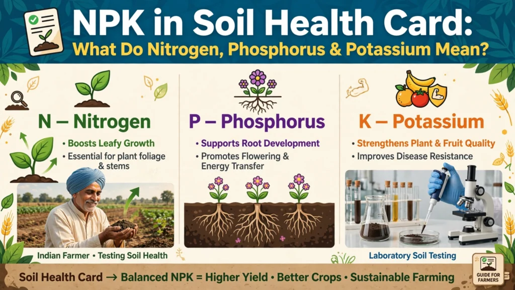 NPK in Soil Health Card What Do Nitrogen, Phosphorus & Potassium Mean