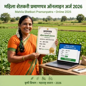 Woman Farmer Certificate Maharashtra