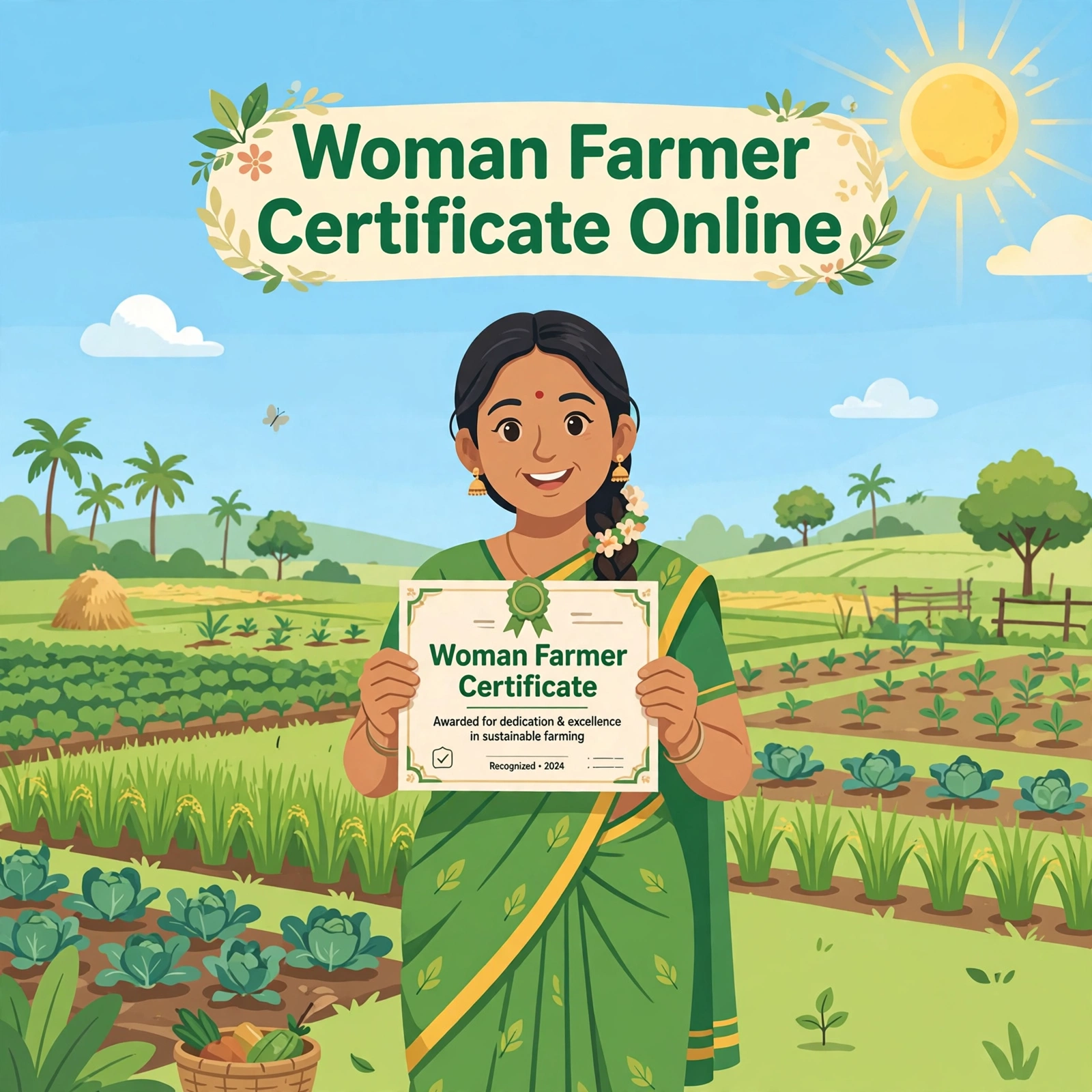 Woman Farmer Certificate Online