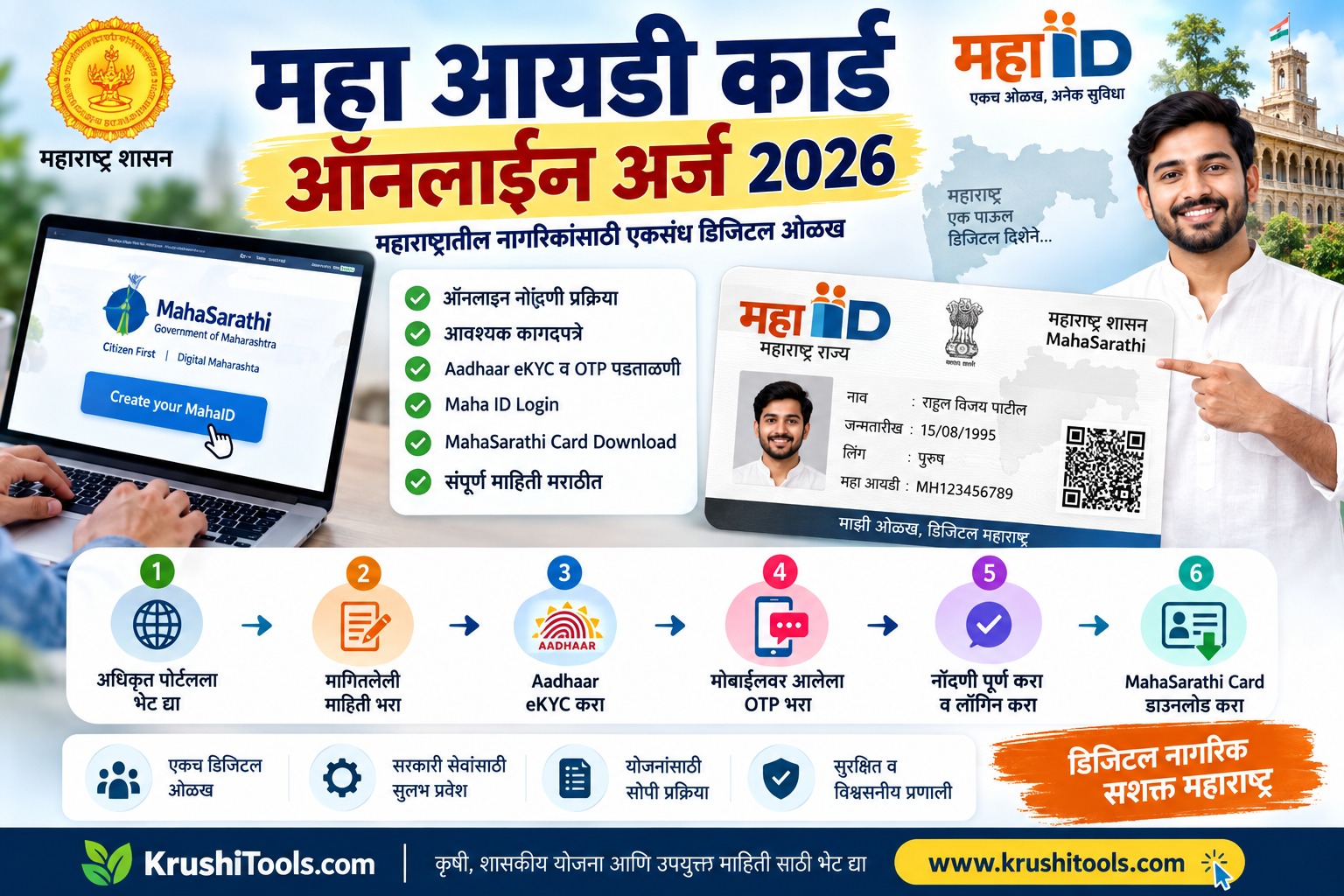 महा आयडी कार्ड ऑनलाइन अर्ज